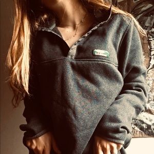 L.L.Bean quarter snap pullover